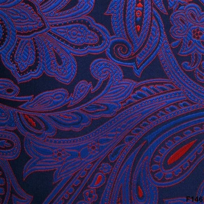 Komplet Paisley Jacquard Suit Stof – F146 Full Outfit Blazer Sæt