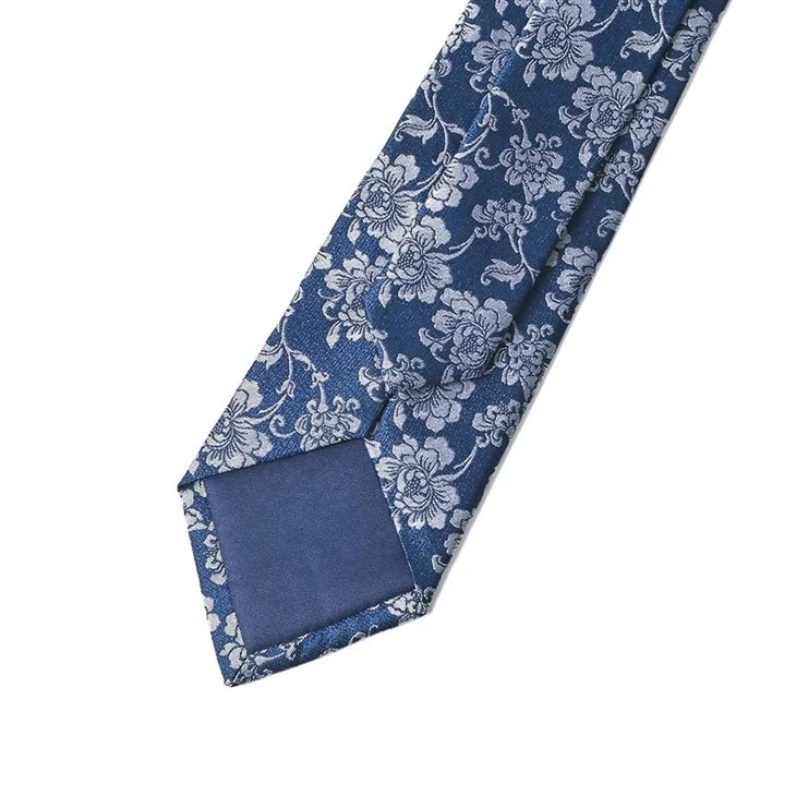 YiLi Floral Jacquard Silk Tie - Sustainable Elegance